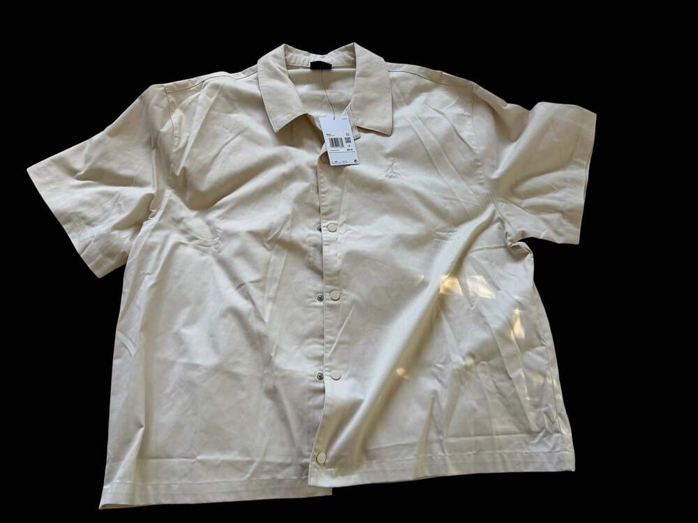 Jordan Brand Flight Essentials Short Sleeve Button Down Shirt XXL